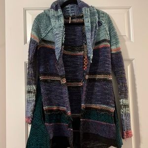 Free people thick cardigan with pockets mid length